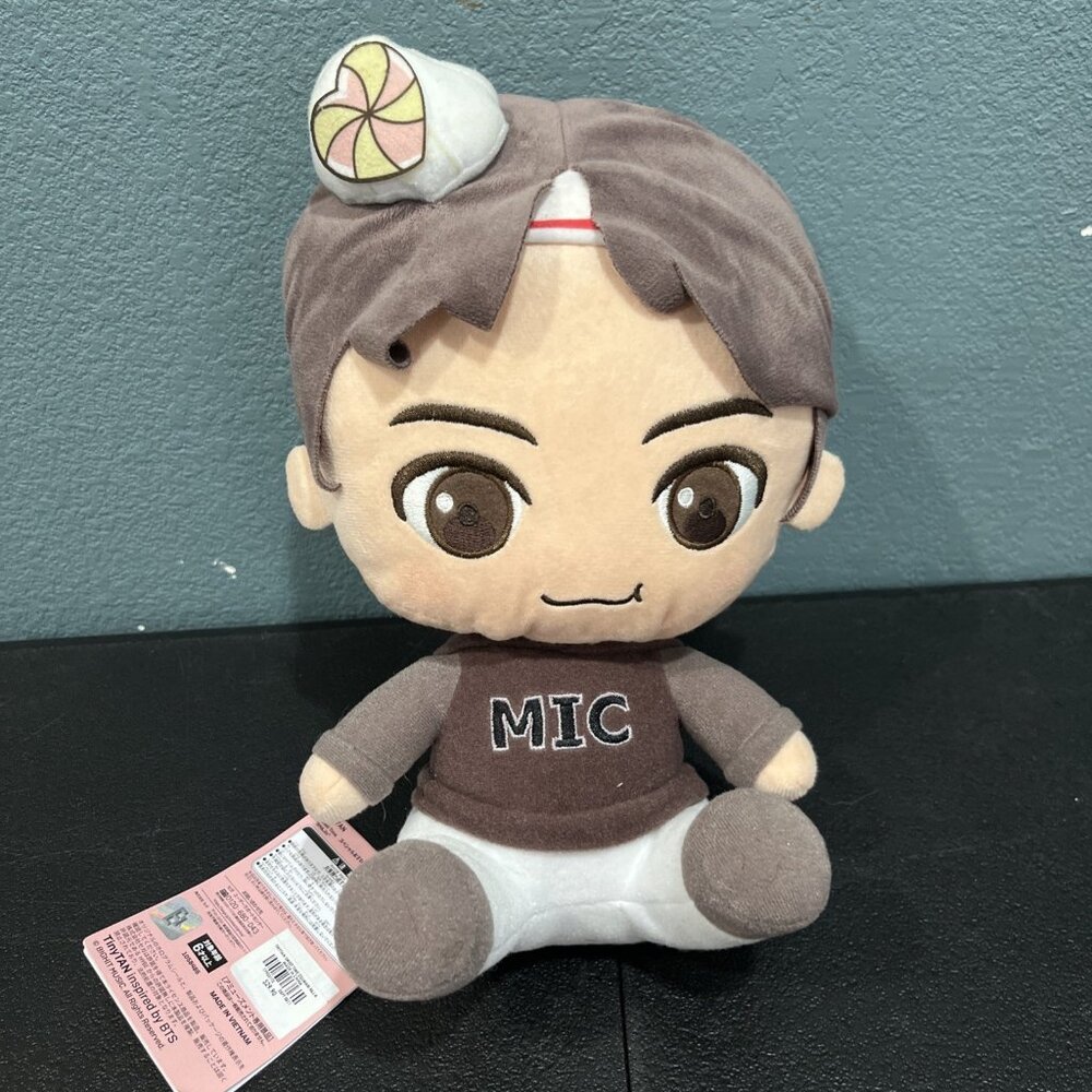 TinyTAN BTS Jin Sweet Time Special Sitting Plush Sega MIC Drop 10"‎ KPop Anime